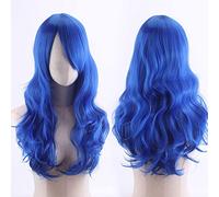 Wig for Carnival Nightlife CluI Party Dress Up Wig Cos Anime Wig Universal Multicolor 70Cm Long Curly Hair Micro Curly Cosplay Color:Jf70-01