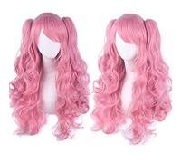 Wig for Carnival Nightlife CluI Party Dress Up Wig Cosplay Anime Wig Lolita Cute Lolita Loli Double Ponytail Mouth Clip Long Curly Hair Fake Hair Color:Yn265