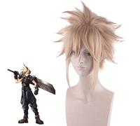 Wig for Carnival Nightlife CluI Party Dress Up Wig Cosplay Wig 7 Ff7 Claude Will Streep