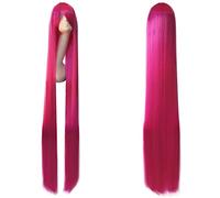Wig for Carnival Nightlife CluI Party Dress Up Wig Cosplay Wig Ancient Costume Universal 120 150Cm Long Straight Hair Anime Color Hair Cos Wig Color:122-2 (150Cm)