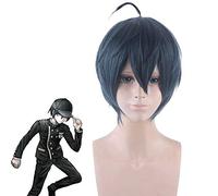 Wig for Carnival Nightlife CluI Party Dress Up Wig Cosplay Wig · Bullets On Breaking V3 The Original Final One Black And Blue Mixed Color Short Hair