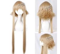 Wig for Carnival Nightlife CluI Party Dress Up Wig Dead Line Circus Gumi Soul Eater Cosplay Wig Linen Brown Anti-Alice 236