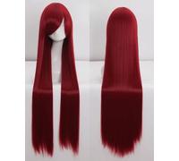 Wig for cosplay wig universal 100CM color long straight hair cos animation high temperature wire 099 color:rose net 022 [1 meter]