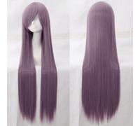 Wig for cosplay wig universal 100CM color long straight hair cos anime high temperature wire 099 color:rose net 054 [1 meter]