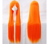 Wig for cosplay wig universal 100CM color long straight hair cos anime high temperature wire 099 color:rose net 077 [1 meter]
