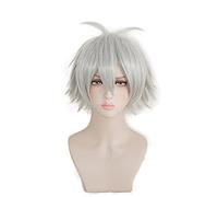 Wig for Divisione Rap Battaglia Ipnosi MIC Mr.Hc SAMATOKI AOHITSUGI Parrucca Corta Costume Cosplay Resistente Al Calore Capelli Sintetici Parrucche Degli Uomini
