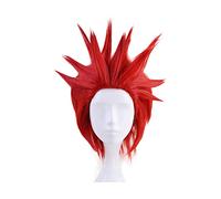 Wig for Eijirou Kirishima Eijiro Parrucca corta rossa Costume Cosplay Boku no Hero Academia Parrucche da uomo resistenti al calore