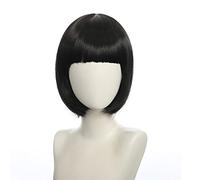 Wig for Fashion Trend For Daily Use Cosplay Nightclub Show Bar Oblique Bangs Female Short Hair Pink Beige Blue Bobo Bobo Wig Color:K051-14