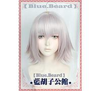 Wig for Fate/Grand Orde FGO Cosplay Jeanne d'Arc Alter Misto Parrucca di Capelli Bianchi Jeanne d'Arc Copricapi Copricapo Alter Costume Cosplay Puntelli solo parrucca corta