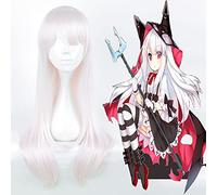 Wig for Gioco Azur Lane Parrucche Cosplay HMS Erebus Cosplay Parrucche sintetiche resistenti al calore Parrucche da donna per feste di carnevale di Halloween