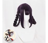 Wig for Gioco Fate Grand Order FGO Parrucche Cosplay Shutendoji Parrucca Cosplay Parrucca sintetica Halloween Donne Viola Parrucche lunghe Capelli capelli intrecciati