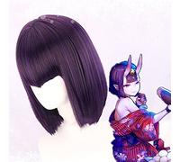 Wig for Gioco Fate Grand Order Parrucche Cosplay Shuten Douji Cosplay Parrucca sintetica resistente al calore Capelli Halloween Party Women Cosplay Wig