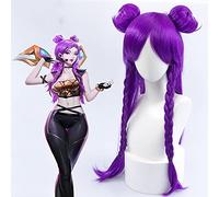 Wig for Gioco LOL Parrucche Cosplay KDA Kaisa Parrucca Cosplay Resistente al calore Parrucca sintetica per capelli Halloween Festa di Carnevale Parrucca Cosplay per donne