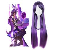 Wig for Gioco LOL Parrucche Cosplay Syndra Guardiani delle Stelle Cosplay Parrucche sintetiche resistenti al calore del gioco Parrucche da donna per feste di carnevale di Halloween