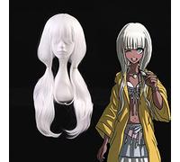 Wig for Gioco V3 Parrucche Cosplay Killing Harmony Parrucca Cosplay Angie Yonaga Parrucca sintetica resistente al calore Festa di Carnevale di Halloween