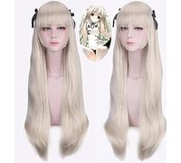 Wig for Gioco Yosuga no Sora In solitudine Cosplay Parrucca diritta con due code di cavallo di chip Capelli sintetici Sora Kasugano Parrucca Cosplay + protezione della parrucca Taglia unica PL-131