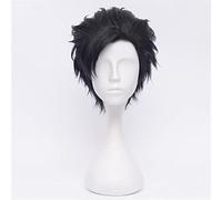 Wig for Haikyu!! Pallavolo Tetsurou Kuroo Tetsuro Corto Nero Capelli Sintetici Parrucca Anime Cosplay Resistente Al Calore Altro Nero