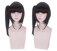 Wig for Halloween Fashion Christmas Party Dress Up Wig Blade Chestnut Flower Falling Channahu Split Ponytail Cosplay Wig