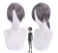 Wig for Halloween Fashion Christmas Party Dress Up Wig Cosplay Wig Fifth Personality Enchanter Initial Dark Gray Ponytail Mobile Game Wig