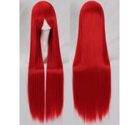 Wig for Halloween Fashion Christmas Party Dress Up Wig Cosplay Wig Universal 100Cm Color Long Straight Hair Cos Anime High Temperature Wire 099 Color:Rose Net 034 [1 Meter]