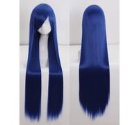 Wig for Halloween Fashion Christmas Party Dress Up Wig Cosplay Wig Universal 100Cm Color Long Straight Hair Cos Animation High Temperature Wire 099 Color:Rose Net 031 [1 Meter]