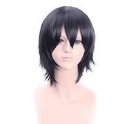 Wig for Halloween Fashion Christmas Party Dress Up Wig Kobayashi'S Dragon Maid Girl Shaking Dragon Takiya Real Black Short Hair Cosplay Wig