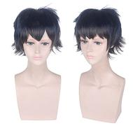 Wig for Halloween Fashion Christmas Party Dress Up Wig Tomorrow'S Ark Yanke Gradient Color Inverted Character Cosplay Wig