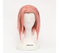 Wig For Jojos Bizarre Adventure Sugimoto Reimi Wig Cosplay Short Heat-resistant Fiber Synthetic Hair +Yellow Headband + Wig Cap OneSize onlywig