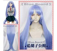 Wig for Nejire Hadou Parrucca Cosplay Boku no Hero Academia 3a Stagione 110 cm Lungo Rettilineo Anime Capelli Sintetici 3 + Protezione Della Parrucca come l'immagine