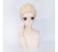 Wig for Parrucca cosplay anime principessa Rapunzel Merida neve bianca festa di Halloween capelli sintetici gelsomino Anna Elsa principessa parrucche + protezione parrucca taglia unica PL-309 parrucc