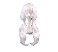 Wig for Parrucca lunga bianca da donna Angie Yonaga Costume cosplay Dangan Ronpa V3 Killing Harmony Parrucche sintetiche resistenti al calore