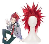 Wig for Parrucche Cosplay Anime Kirishima Eijiro Parrucca Cosplay Festa di Halloween Parrucca Sintetica Boku no Hero Academia
