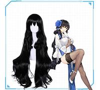 Wig for Parrucche per cosplay in prima linea per ragazze del gioco Parrucca per cosplay lunga Yu Ling Parrucca per capelli per donna Parrucca sintetica resistente al calore per feste di Halloween