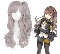 Wig for Parrucche per cosplay in prima linea per ragazze del gioco UMP45 Parrucche sintetiche resistenti al calore per cosplay Parrucche per feste di carnevale di Halloween per donne
