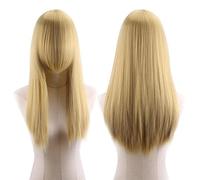 Wig for Perfect for everyday parties Cosplay Anime Wig High Temperature Silk Rose Net Colorful 60Cm Thickening Long Straight Hair Color:Zf60-5 Thickening