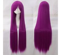 Wig for Props Matching Performance Modeling Cosplay Wig Universal 100Cm Color Long Straight Hair Cos Animation High Temperature Wire 099 Color:Rose Net 061 [1 Meter]