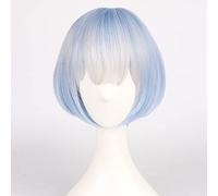 Wig for Re: Life In A Different World From Zero Rem e Ram Cosplay Parrucca Halloween Play Party Stage Capelli sintetici 2 colori Parrucca solo