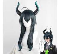 Wig for Twisted-Wonderland Floyd Jade Idia Shroud Epel Felmier Lilia Vanrouge Ace Trappola Riddle Rosehearts Cater Diamond Cosplay Parrucche CHINA MALLEUS con le orecchie
