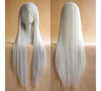 Wig for Umi Sonoda Ruka Jabami Yumeko 80 cm Nero Bianco Rosso Viola Rosa 19 Colori Lisci Lunghi Parrucche Sintetiche Cosplay Parrucca di Capelli + Protezione Della Parrucca NO.2