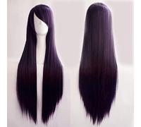 Wig for Umi Sonoda Ruka Jabami Yumeko 80 cm Nero Bianco Rosso Viola Rosa 19 Colori Lisci Lunghi Parrucche Sintetiche Cosplay Parrucca di Capelli + Protezione Della Parrucca NO.9