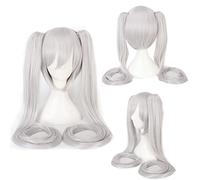 Wig for VOCALOID Hatsune Miku Sakura Neve Senbon Zakura Donne Coda di Cavallo Lunga Parrucca Cosplay Costume Resistente Al Calore Parrucche Sintetiche Dei Capelli 20