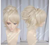 Wig for XV Lunafreya Nox Fleuret Principessa Luna Cosplay Parrucca Capelli Sintetici + Cappuccio per Parrucca XV come da foto