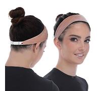 Wig Grip Band - Adjustable To Custom Fit Your Head - Ultimate Comfort - Non Slip Breathable Lightweight Velvet Material For All Day Wear! Keep Wig Comfortably Secured In Place - By Madison (Beige)