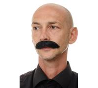 WIG ME UP Barba In Vera Capelli Baffi Cowboy Nero MU12-1B