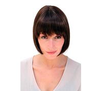 WIG ME UP - Bellissimo Bob Parrucca Castano castano scuro circa 25 cm 703-6