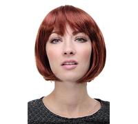 WIG ME UP - Bellissimo Bob, Parrucca, Frangetta Dritta Rosso Rosso ramato 703-350