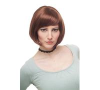 WIG ME UP - Bellissimo Bob Parrucca Rosso Rame Frangetta 703-33A/130 NUOVA