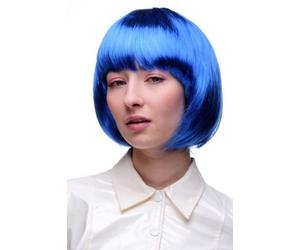 Wig Me Up - Bellissimo Parrucca Da Party, Caschetto, Blu, Disco, Corta & Impertinente