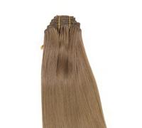 Wig Me Up - Clip In Set Completo 8 Pezzi Extensions Intera Testa Colore Biondo Scuro (12) Lunghezza 40 Cm Ex03-Ggo-12