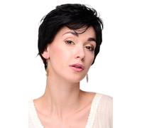 WIG ME UP - Cool Corta Parrucca da Donna Wild Gestyled Nero WH9283-1B